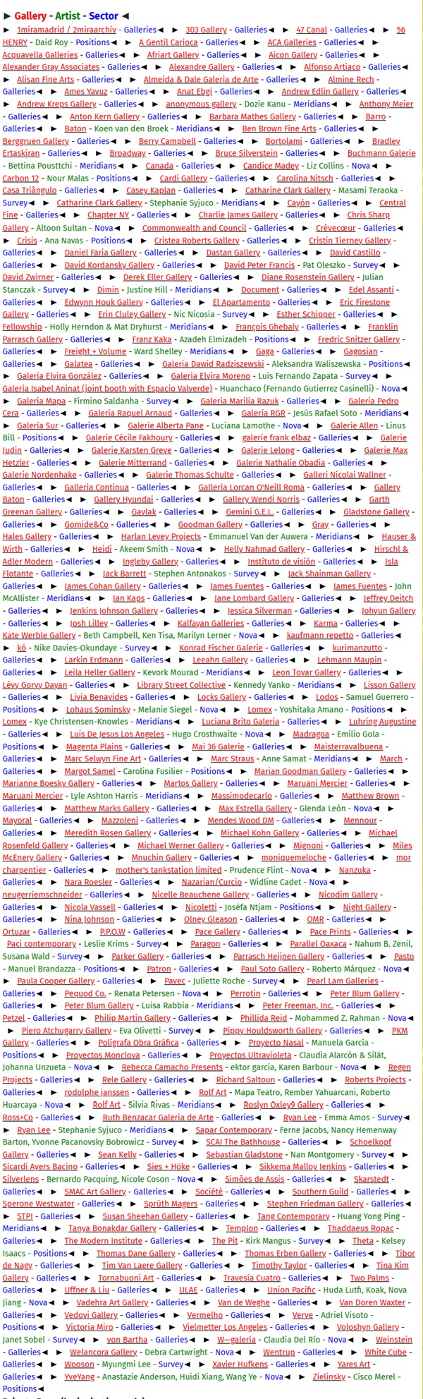 Art Basel Miami Beach 2025, USA -  5 > 7 December, 2025 @ArtBasel