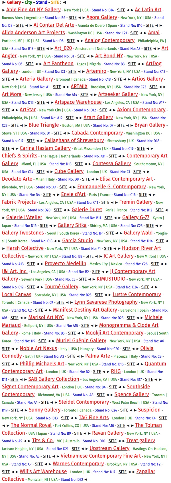 Affordable Art Fair 2025 New York FALL, USA - 17 > 21 September, 2025 @AAFNYC