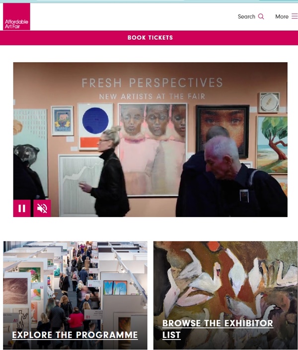 click to enlarge- double click to reduce Affordable Art Fair 2026 London Battersea Autumn - 14 > 18 OCTOBER, 2026 @aaflondon