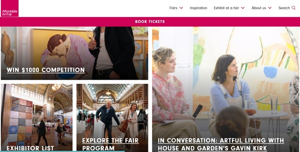 Affordable Art Fair 2026 Melbourne AUSTRALIA - 27 > 30 August, 2026 @affordableartfairau