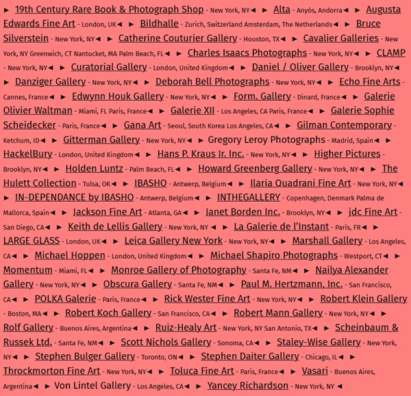 The Photography Show 2026, New York NY U.S.A. April 23 > 26, 2026 @aipadphoto
