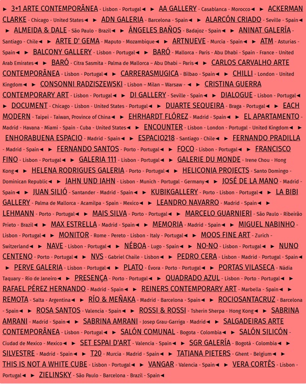 ARCOlisboa 2026, PORTUGAL -  May 28 > 31, 2026 @feriaarco