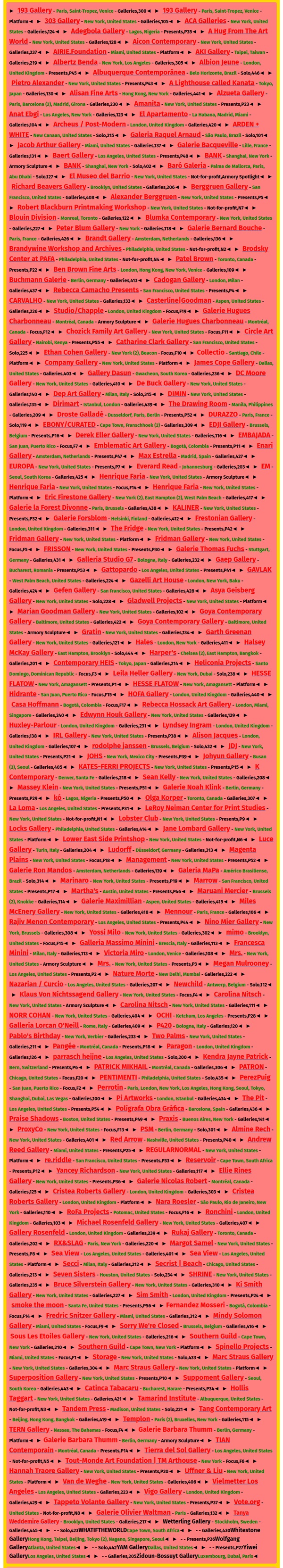 The Armory Show 2026, New York NY U.S.A. - September 24 > 27, 2026 @thearmoryshow
