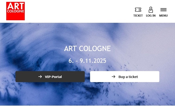 Art Cologne 2025, Cologne GERMANY - 6 > 9 November, 2025 @artcologne_km