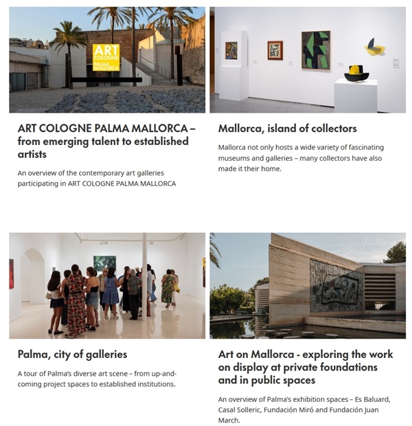 88 galleries at Art Cologne 2026, Palma Mallorca SPAIN - 9 > 12 April, 2026 @artcolognefair