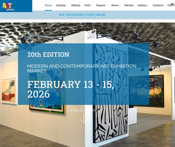 Arte Genova 2026 ITALY - 13 > 15 February, 2026 @ArteGenova