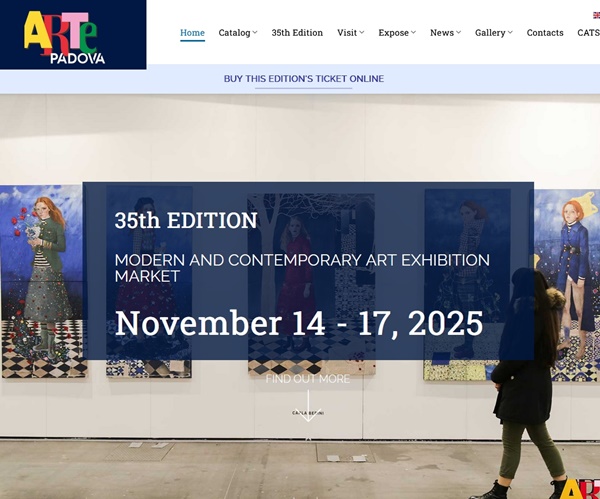 Arte Padova 2025, ITALY - 14 > 17 November, 2025 @ArtePadova