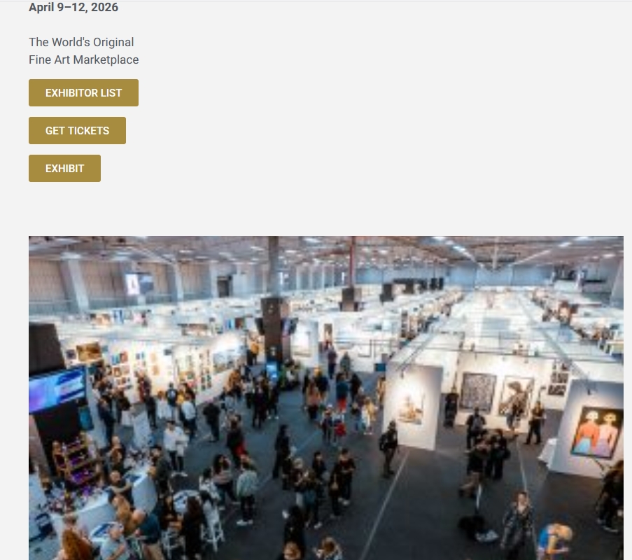 141 galleries at ARTEXPO 2026 New York, U.S.A. - April 9 > 12 2026 @artexponewyork