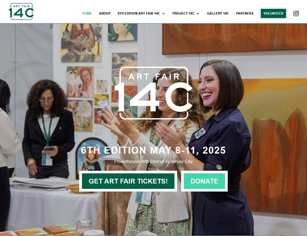 Art Fair 14C 2025 Jersey City  NJ, USA - May 8 > 11, 2025 @artfair14c