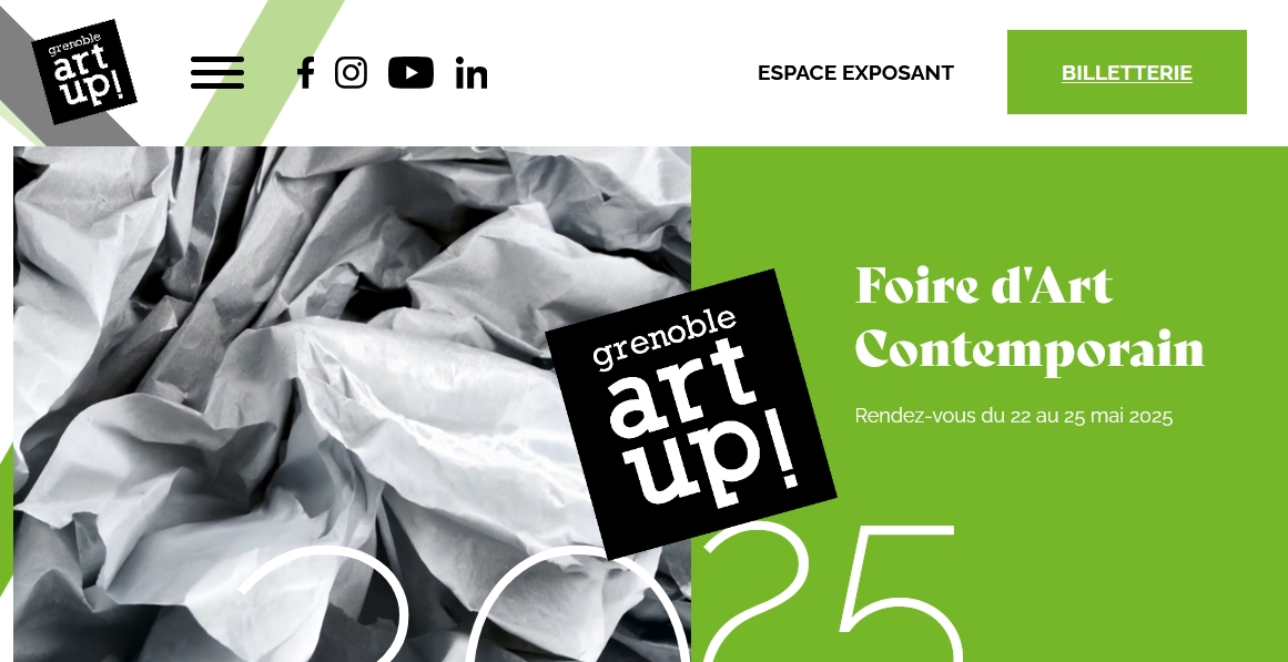 ART UP ! Grenoble, FRANCE 2025 - 22 > 25 May  2025 @artup_foire