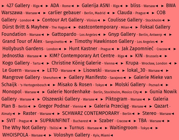 ART WARSAW VILLA RÓŻ 2026 - May 21 > 24, 2026  @artwarsaw