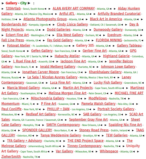 Atlanta Art Fair 2025 , U.S.A. - September 25 > 28, 2025 @atlartfair