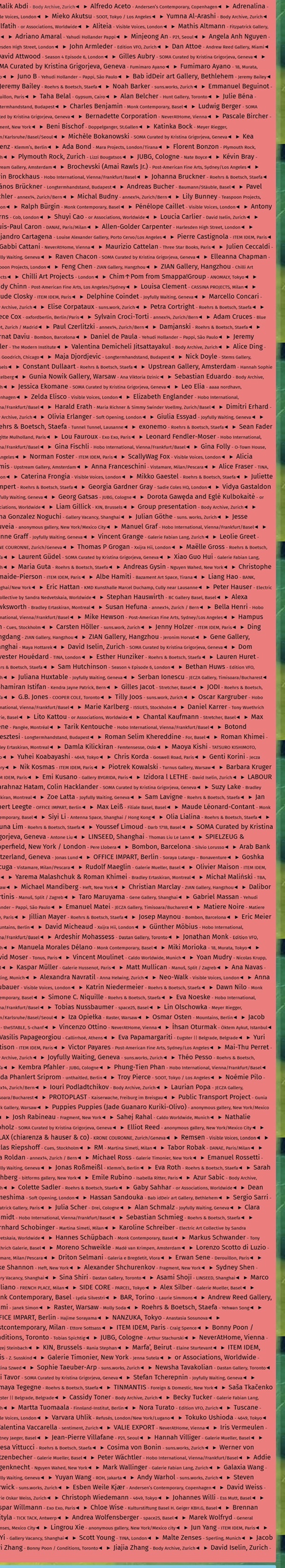 358 artists at Basel Social Club 2026, Basel SWITZERLAND -  June 14 > 20, 2026 @BaselSocialClub