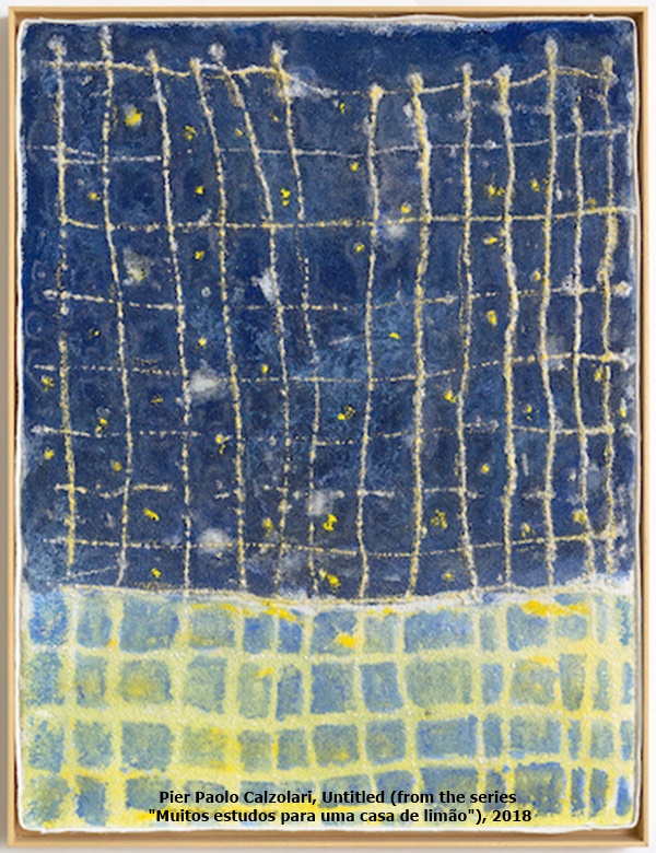 Pier Paolo Calzolari, Untitled (from the series Muitos estudos para uma casa de limão), 2018