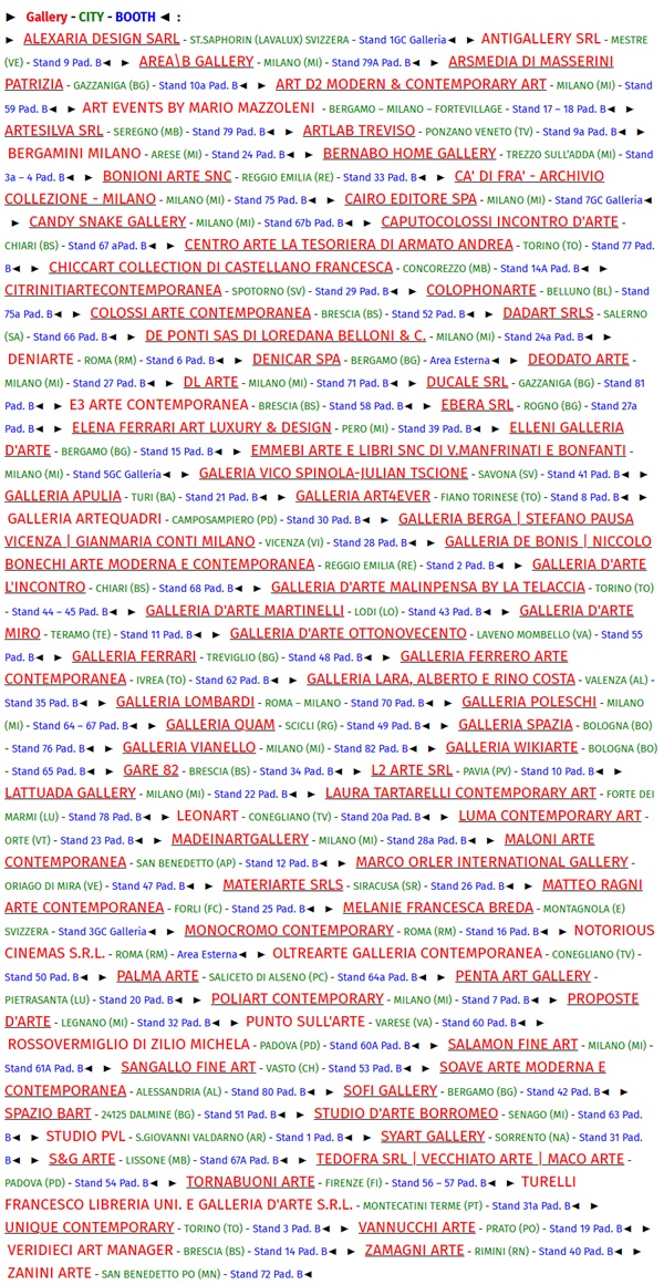 Bergamo Arte Fiera 2026, Bergamo ITALY - January 16 > 18, 2026 @fierabergamo