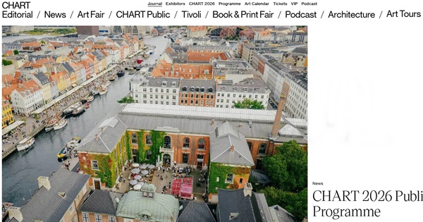 36 galleries at Chart Art Fair 2025 Copenhagen, DENMARK - 28 > 31 August, 2025 @ChartArtFair