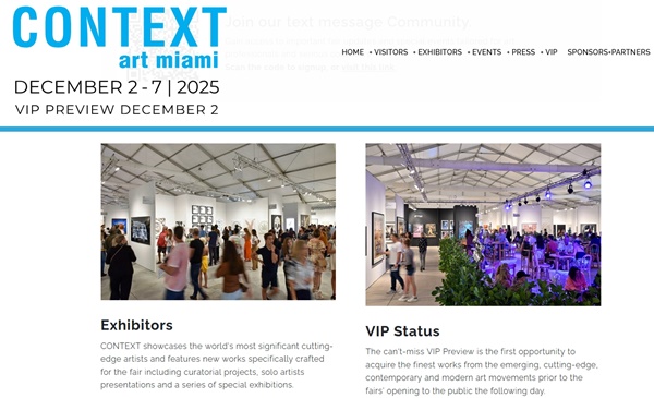 CONTEXT Art Miami 2025, USA- December 2 > 7, 2025 @contextartmiamis