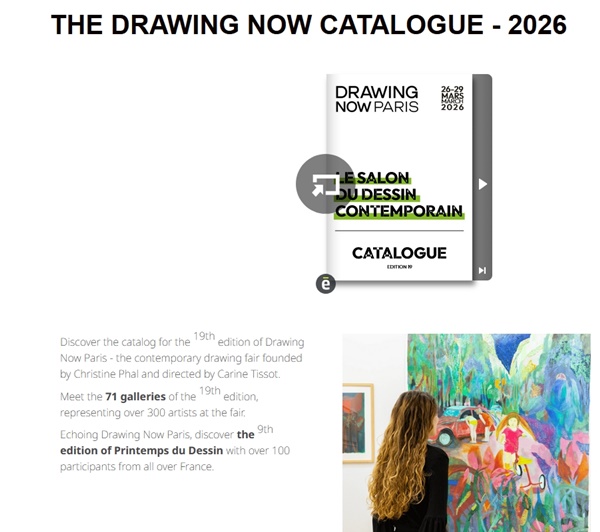 72 galleries at DRAWING NOW 2026 Paris, FRANCE - March 26 > 29 @drawingnowparis