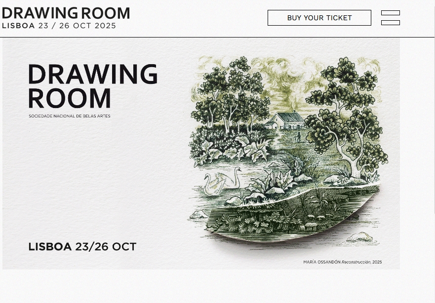 22 galleries at DRAWING ROOM Lisboa 2025 PORTUGAL - October 23 > 26, 2025 @drawingroomfair