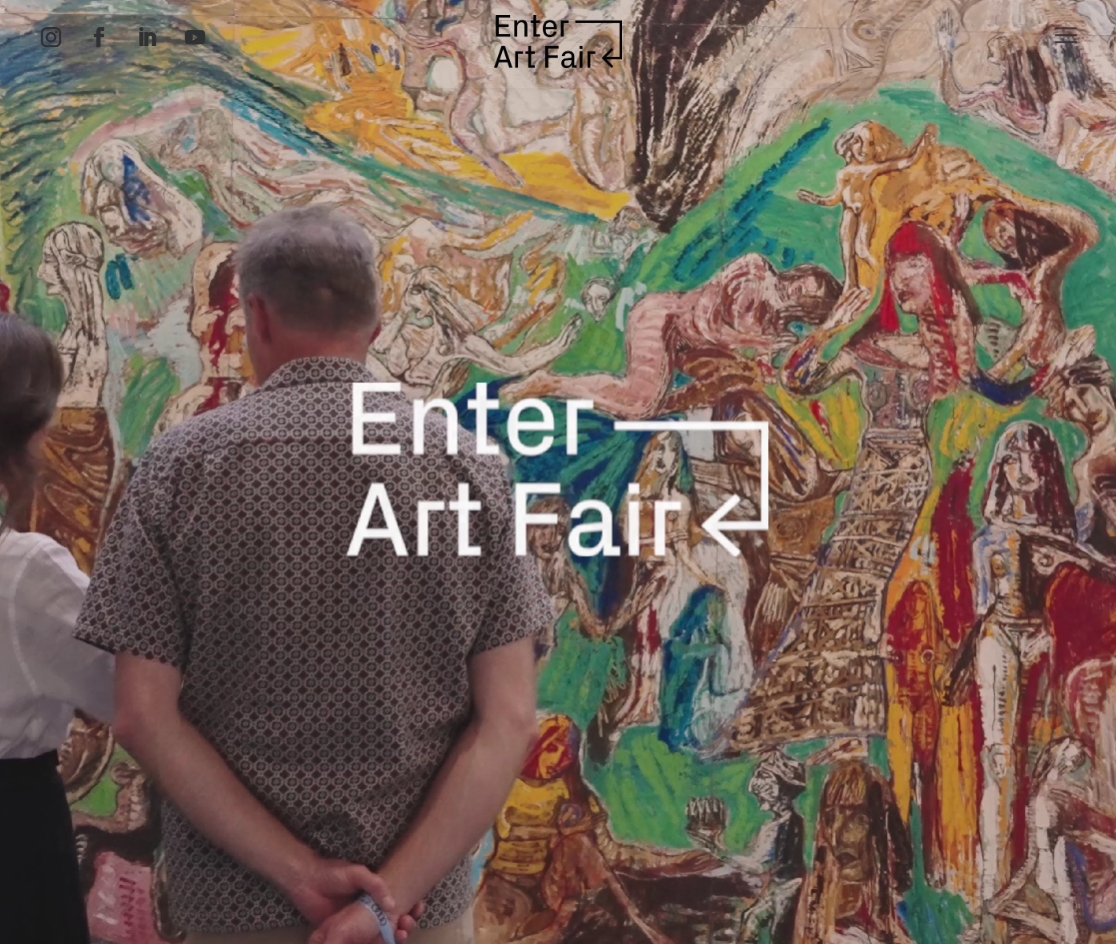 Enter Art Fair, Copenhagen DENMARK 2025 - August 28 > 31, 2025 @ArtFairEnter