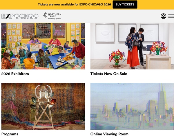 140 galleries at EXPO CHICAGO 2026 - April 9 > 12, 2026 @expochicago
