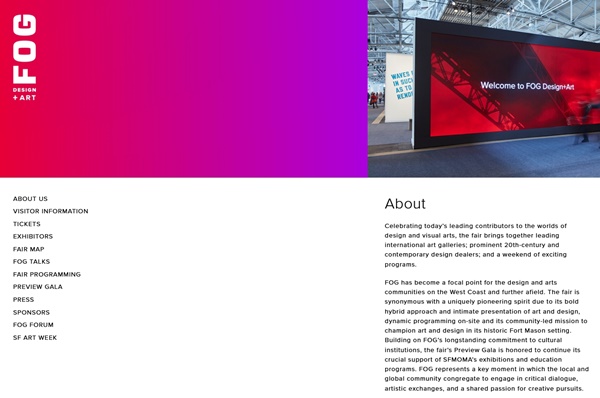 FOG Design + Art 2026 , San Francisco CA U.S.A. - January 21 > 25, 2026 @FOGfair