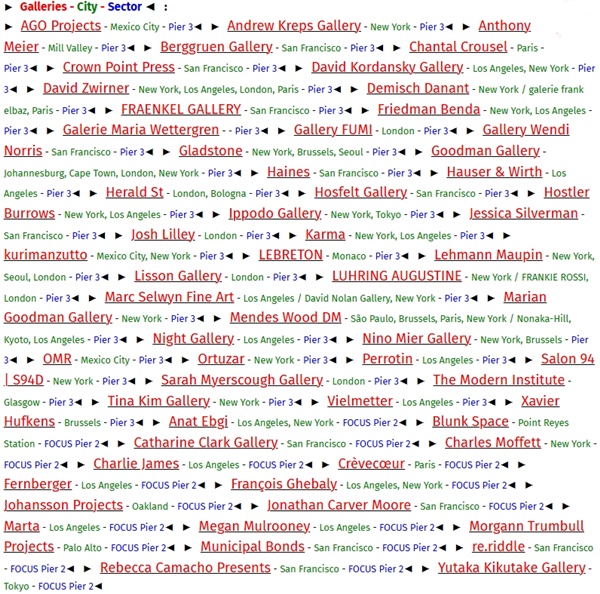 FOG Design + Art 2026 , San Francisco CA U.S.A. - January 21 > 25, 2026 @FOGfair