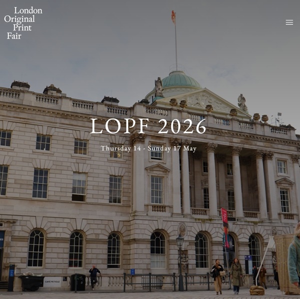 London Original Print Fair 2026 UNITED KINGDOM - May 14 > 17, 2026 @londonprintfair