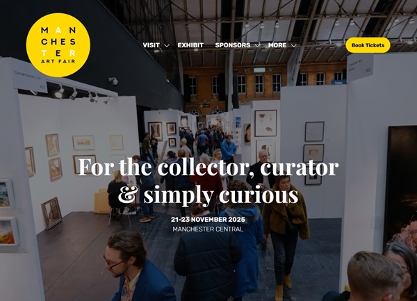 Manchester Art Fair 2025, UNITED KINGDOM - November 21 > 23, 2025 @McrArtFair