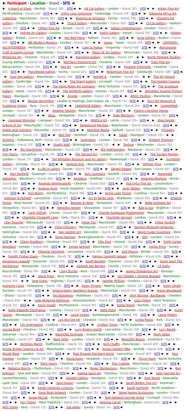 Manchester Art Fair 2025, UNITED KINGDOM - November 21 > 23, 2025 @McrArtFair