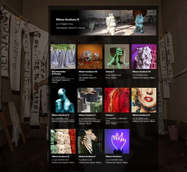 click to enlarge- double click to reduce 22 galleries at Milano Scultura 2026 Milano, ITALY - October 2 > 4, 2026 @MilanoScultura