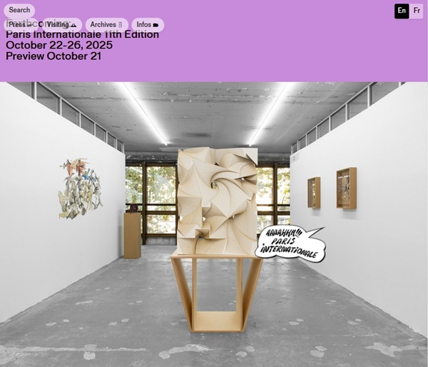 paris internationale 2025, Paris FRANCE - October 22 > 26, 2025 @parisinternationale