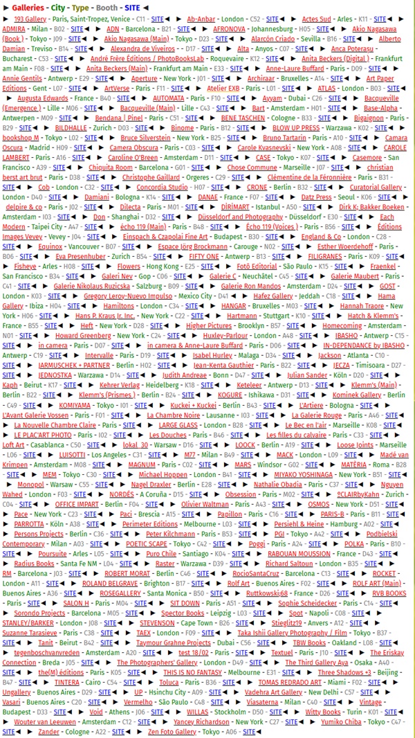 PARIS PHOTO 2025, FRANCE - 13 > 16 November 2025 @parisphotofair