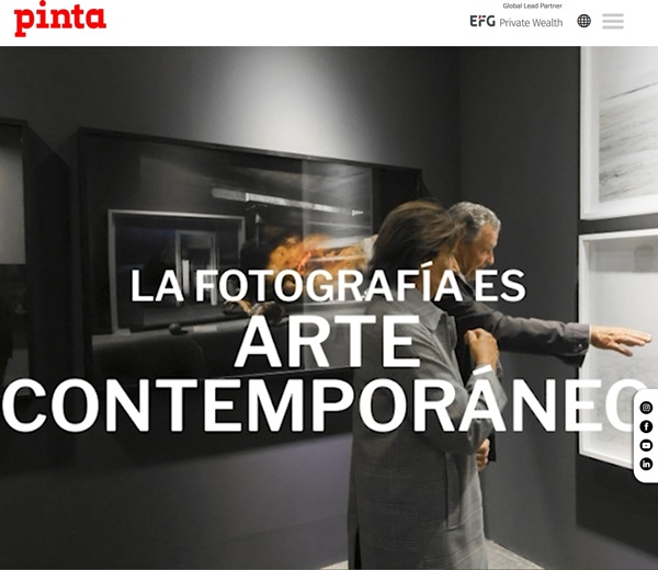 37 galleries at Pinta BAphoto 2026 Buenos Aires ARGENTINA -  October 22 > 25, 2026 @pintagroup