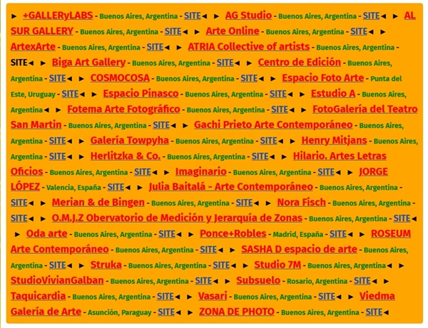 37 galleries at Pinta BAphoto 2026 Buenos Aires ARGENTINA -  October 22 > 25, 2026 @pintagroup