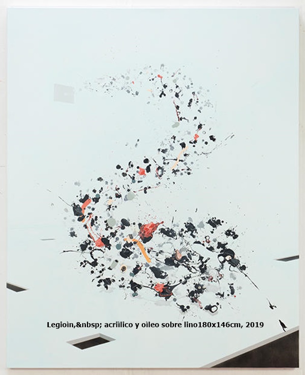 Legioìn, acriìlico y oìleo sobre lino180x146cm, 2019