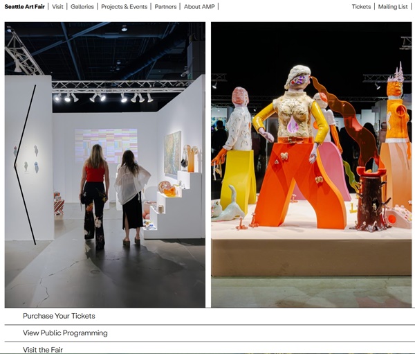 SEATTLE ART FAIR 2025, USA - July 17 > 20, 2025 @seattleartfair