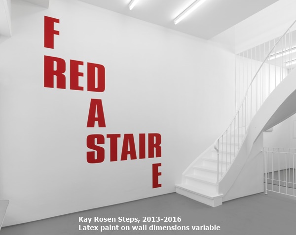 Kay Rosen
Steps, 2013-2016
Latex paint on wall
dimensions variable