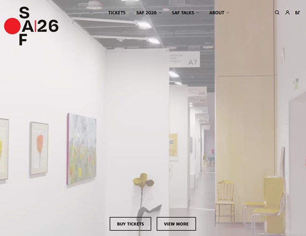 click to enlarge- double click to reduce Sofia Art Fair 2026 , BULGARIA - October 8 > 11, 2026 @sofiaartfair