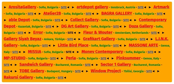 click to enlarge- double click to reduce Sofia Art Fair 2026 , BULGARIA - October 8 > 11, 2026 @sofiaartfair
