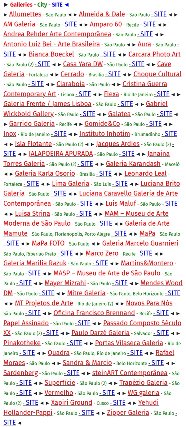 Rotas Brasileiras 2025, São Paulo, BRAZIL - August 27 > 31 , 2025 @sp_arte