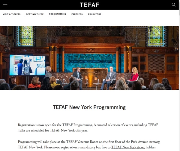 click to enlarge- double click to reduce Tefaf New York Spring 2025, USA - May 9 > 13, 2025 @TEFAF
