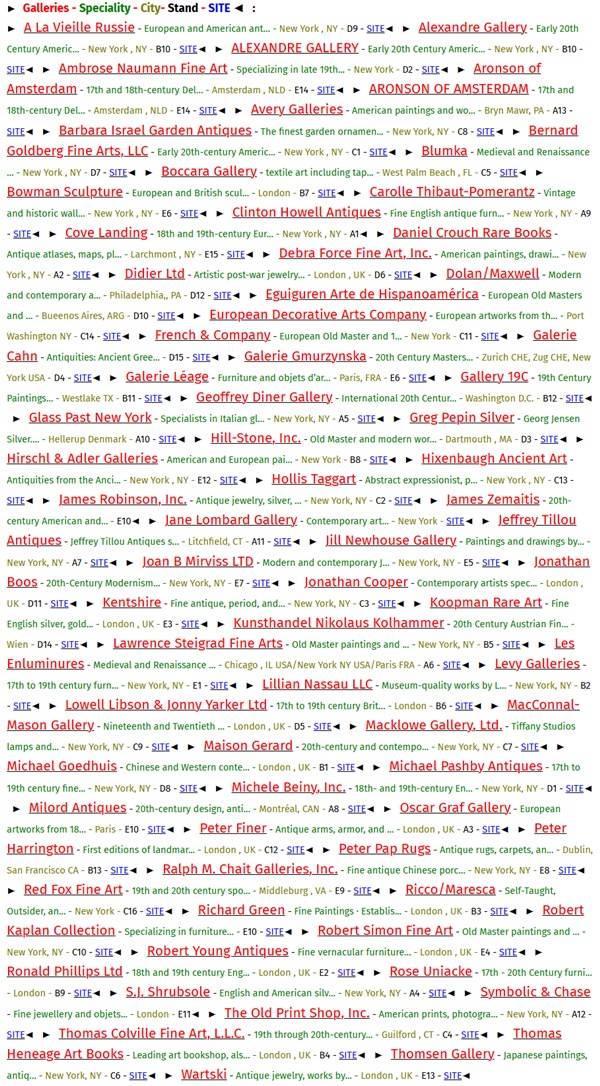 The Winter Show New York, USA - January 23 > February 1, 2026 @thewintershowny