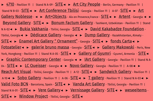 TBILISI ART FAIR 2026 , GEORGIA - May 21 > 24, 2026 @tbilisiartfair