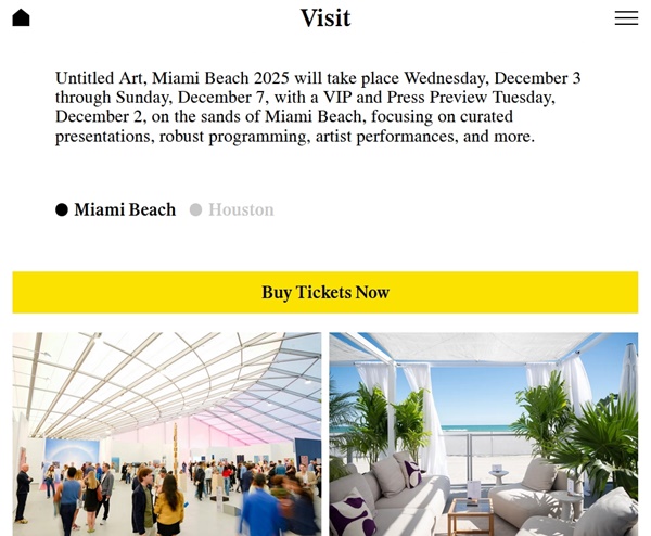 UNTITLED ART Miami Beach 2025, USA - December 3 > 7 2025 @UNTITLEDFAIRS