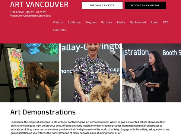 63 participants at Art Vancouver 2026 - May 28 > 31, 2026 @artvancouverofficial