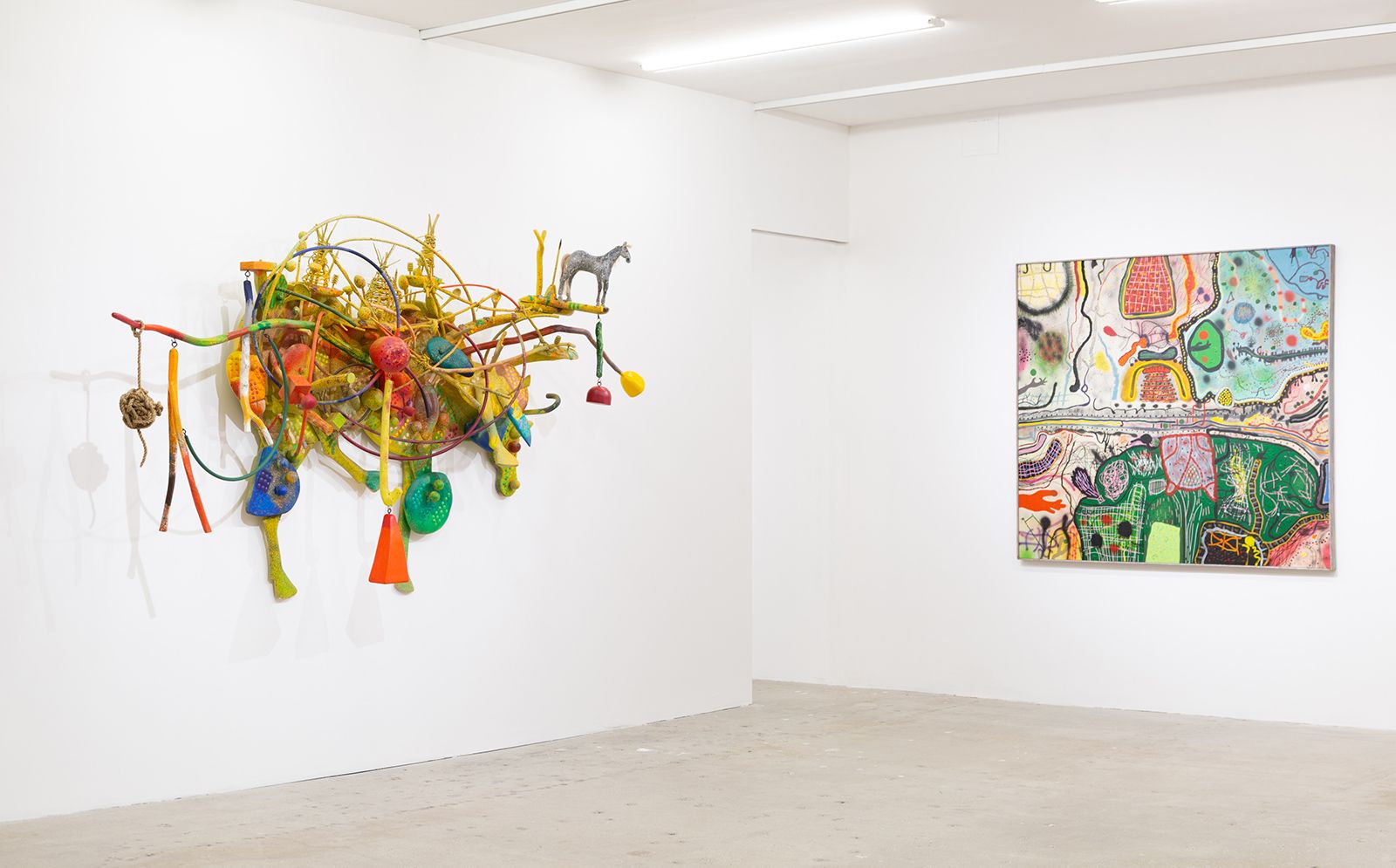 Roy De Forest Installation View