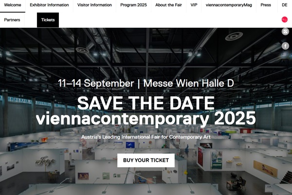 viennacontemporary 2025 Wien AUSTRIA - 11 > 14 September, 2025 @vc_artfair